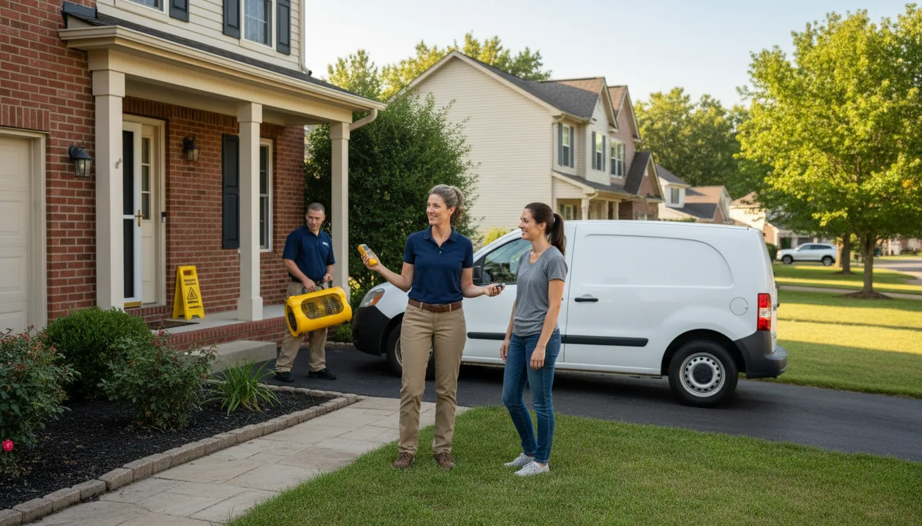 Water restoration image for Water Damage & Restoration Services in Williamson, IA